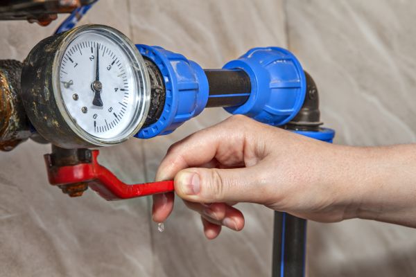 Shut Off Valve Installation in Huntersville