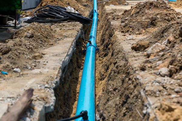 Water Pipeline Installation in Huntersville