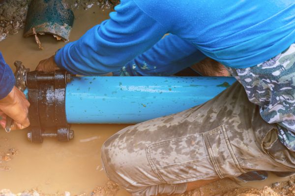 Underground Water Line Repair in Huntersville