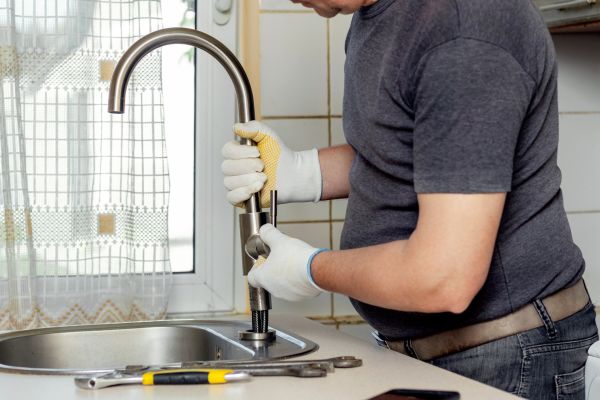 Kitchen Faucet Leak Repair in Huntersville