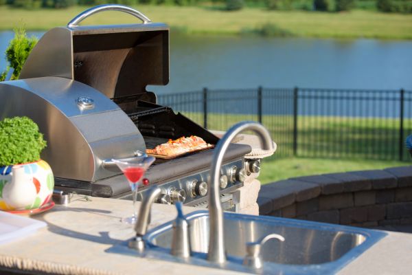 Outdoor Kitchen Plumbing in Huntersville