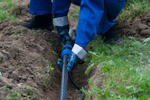 Water Line Installation in Huntersville